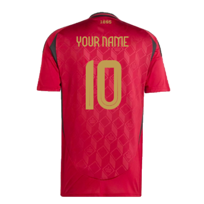 2024-2025 Belgium Home Fan Shirt (Kids) (Your Name)-Vantage Point Soccer