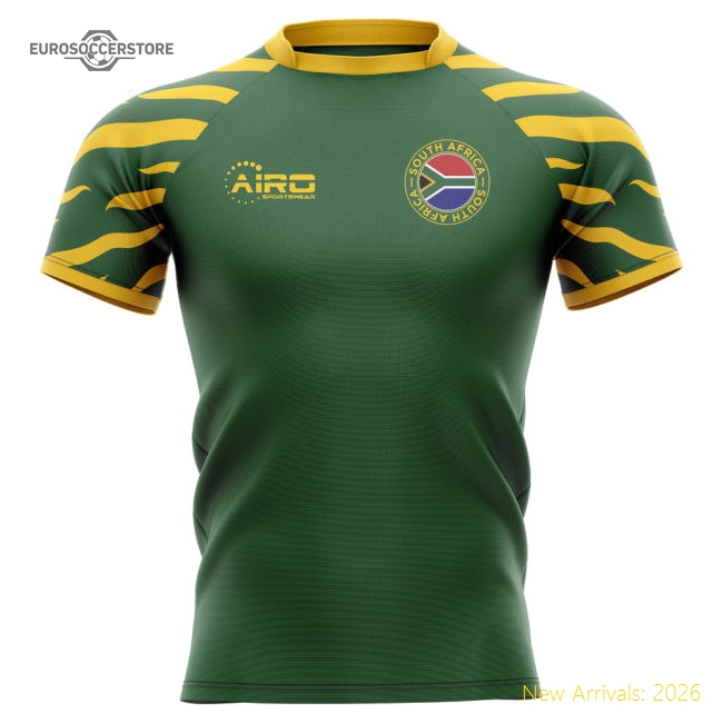 2025-2026 South Africa Springboks Home Concept Rugby Shirt (Pienaar 6)-Football Shirts Shop