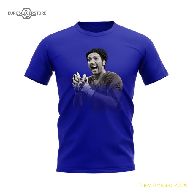 Gigi Buffon Legend T-Shirt (Blue)-Vantage Point Soccer