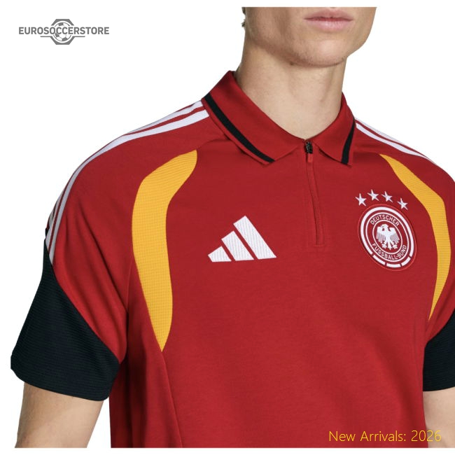 2026-2027 Germany Polo Shirt (Red)-Vantage Point Soccer
