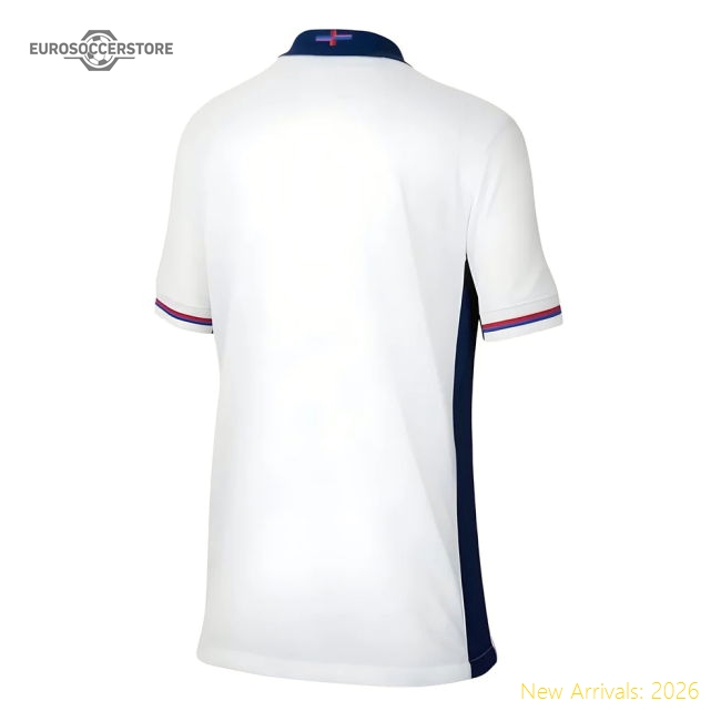 2024-2025 England Home Shirt (Kids) (Your Name)-Vantage Point Soccer