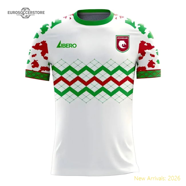 Myanmar 2025-2026 Home Concept Football Kit (Libero)-Vantage Point Soccer