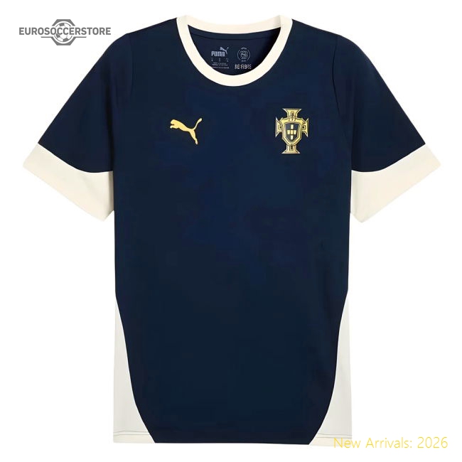2025-2026 Portugal Training Jersey (Persian Blue)-Vantage Point Soccer