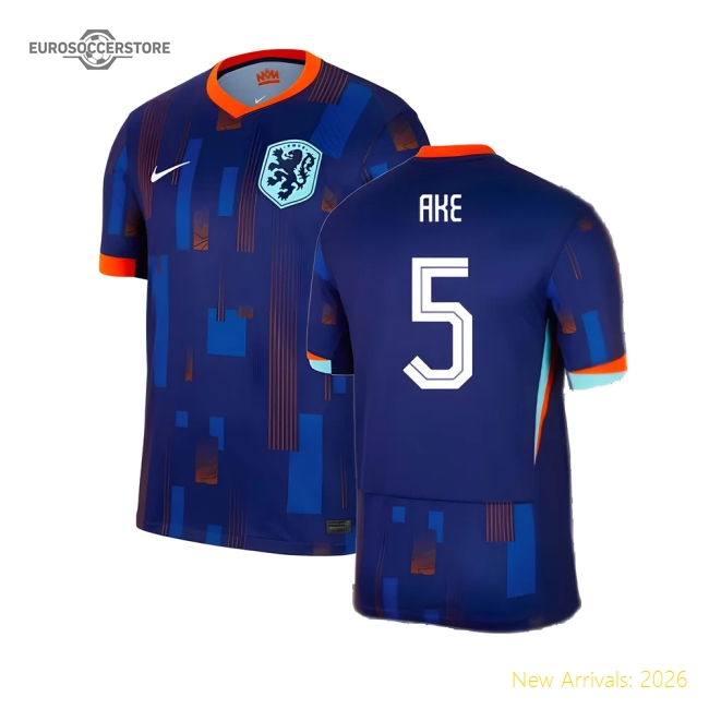 2024-2025 Netherlands Away Shirt (Ake 5)-Football Jersey Hub