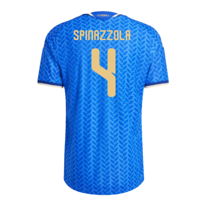 2026-2027 Italy Authentic Home Shirt (Spinazzola 4)-Vantage Point Soccer