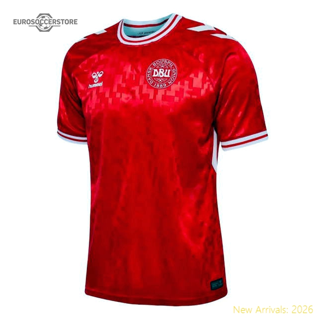 2024-2025 Denmark Home Shirt (Hojlund 9)-Vantage Point Soccer