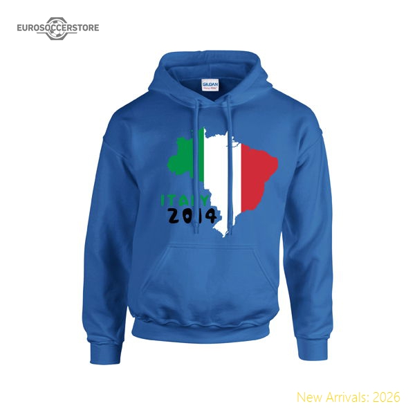 Italy 2014 Country Flag Hoody (blue)-Vantage Point Soccer