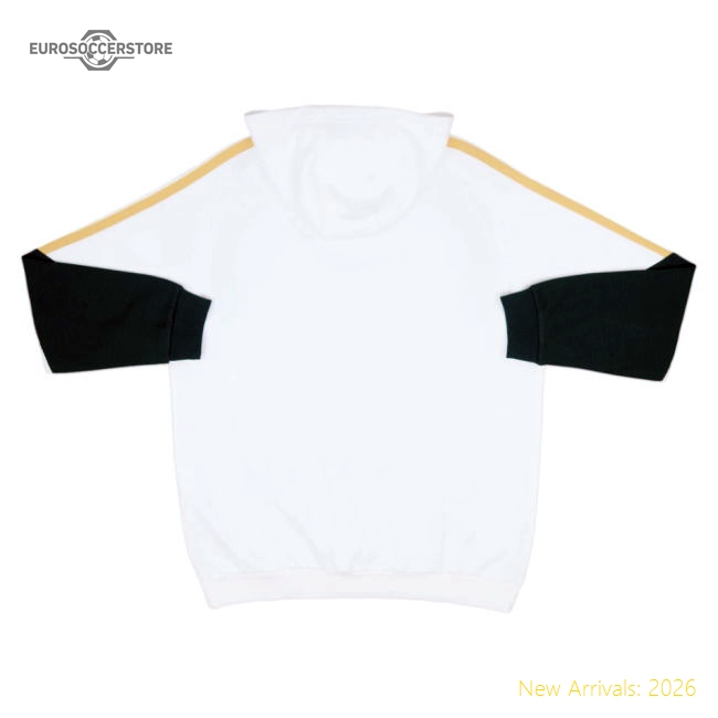 2026-2027 Italy Hooded Sweat Top (White)-Vantage Point Soccer