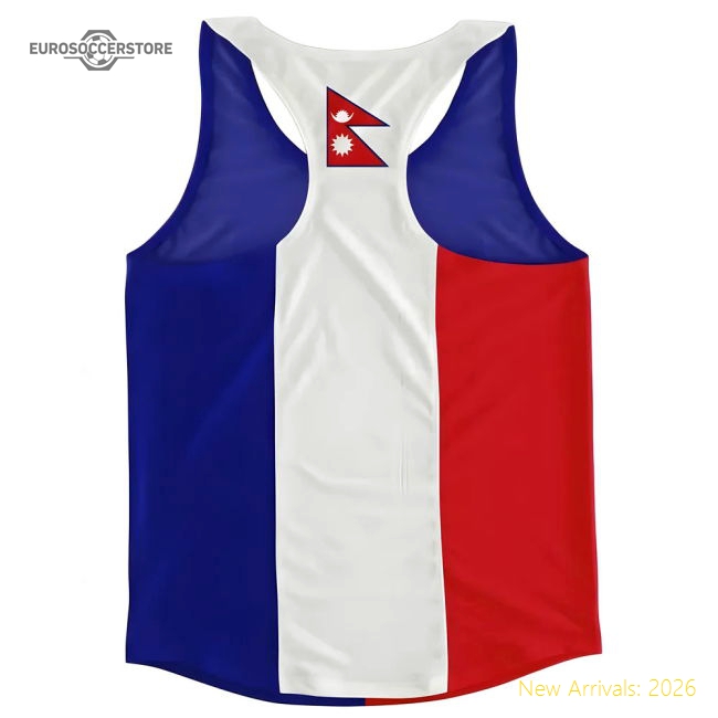 Nepal Flag Running Vest-Vantage Point Soccer