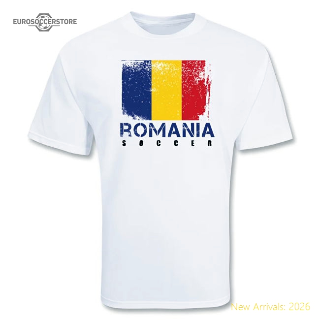 Romania Soccer T-shirt-Vantage Point Soccer