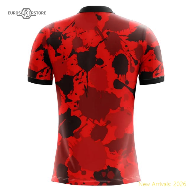 2025-2026 Albania Home Concept Football Shirt - Baby-Vantage Point Soccer