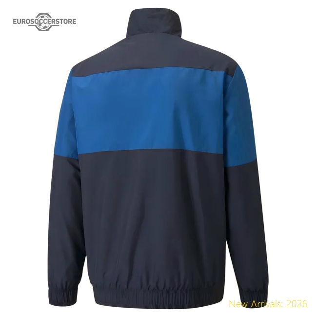 2021-2022 Italy Pre-Match Jacket (Navy)-Vantage Point Soccer