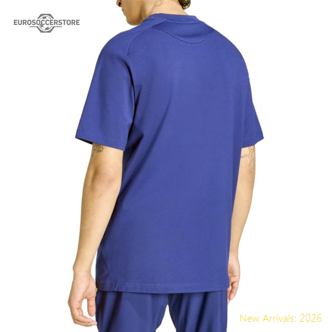 2026-2027 Italy Tiro Travel Tee (Blue)-Vantage Point Soccer