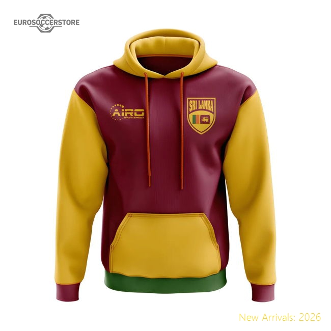 Sri Lanka Concept Country Football Hoody (Red)-The Soccer Shirt Hub
