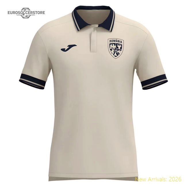 2025-2026 Romania Presentation Polo Shirt (Grey)-Vantage Point Soccer