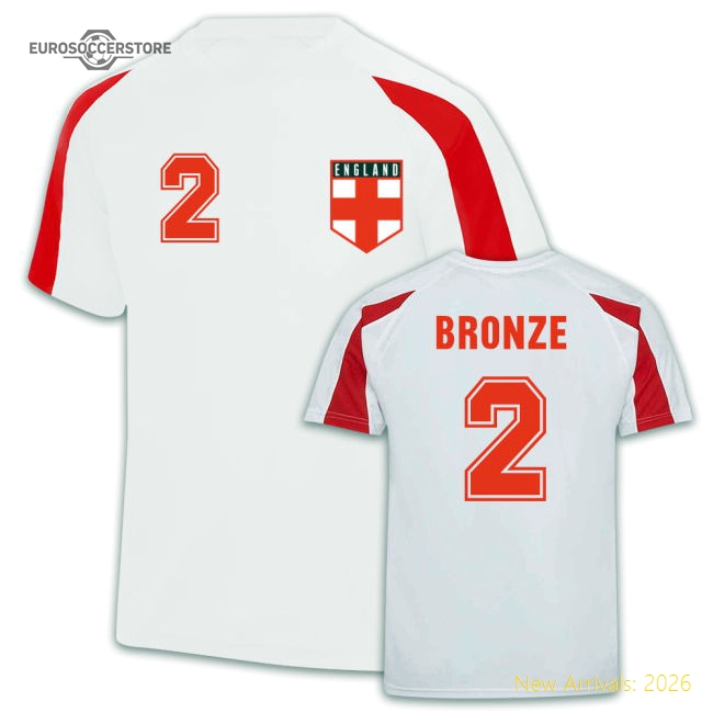 England Women Sports Training Jersey (Lucy Bronze 2)-Vantage Point Soccer