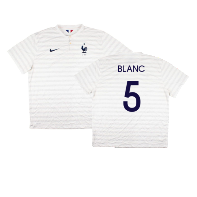 France 2014-15 Away Shirt ((Very Good) XXL) (Blanc 5)-Vantage Point Soccer
