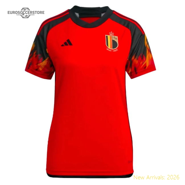 2022-2023 Belgium Home Shirt (Ladies)-Vantage Point Soccer