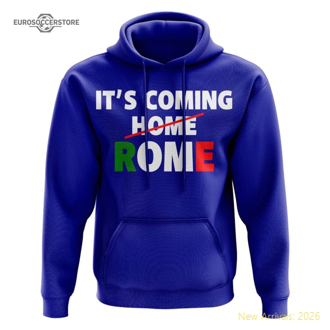 Italy Its Coming Rome Hoody (Royal)-Vantage Point Soccer