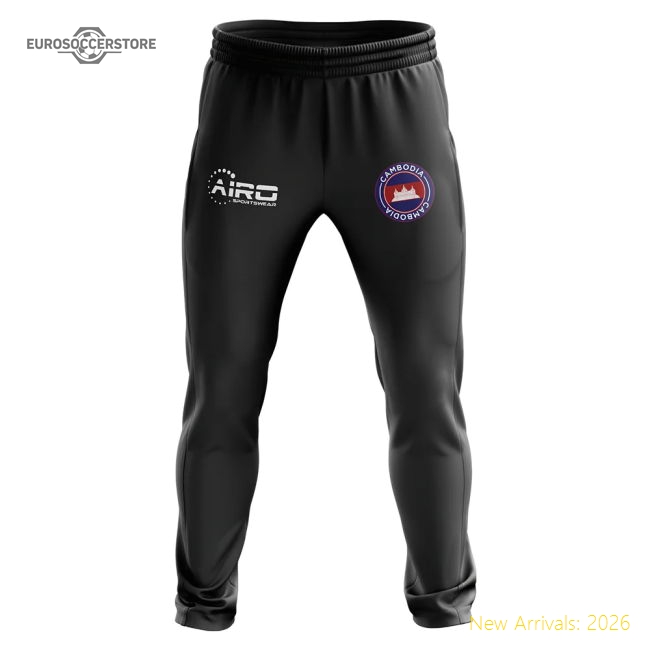 Cambodia Concept Football Training Pants (Black)-Vantage Point Soccer