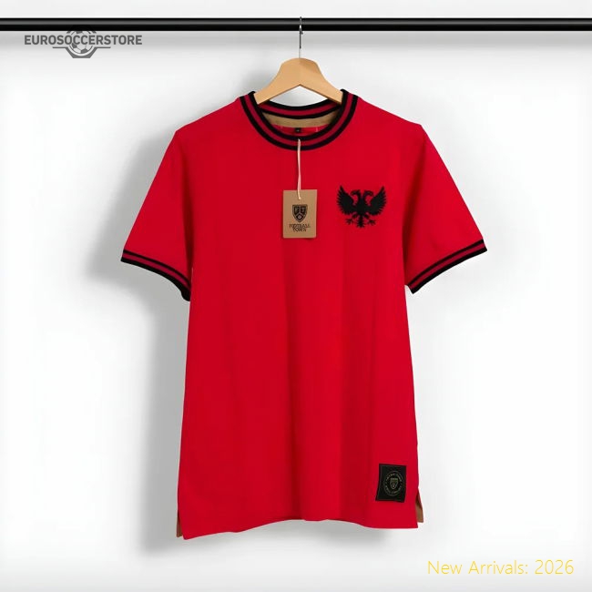 Albania Shqiponje Home Retro Football Shirt-Vantage Point Soccer