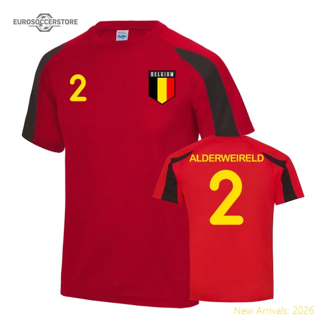 Belgium Sports Training Jersey (Alderweireld 2)-Vantage Point Soccer