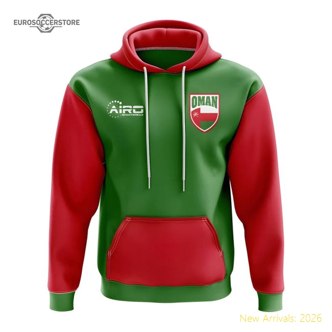 Oman Concept Country Football Hoody (Green)-Vantage Point Soccer