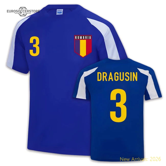 Romania Sports Training Jersey (Radu Dragusin 3)-Vantage Point Soccer