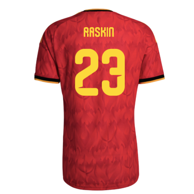 2026-2027 Belgium Authentic Home Shirt (Raskin 23)-Vantage Point Soccer