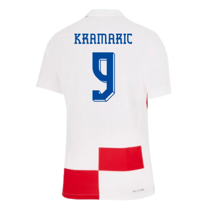 2024-2025 Croatia Home Dri-Fit ADV Authentic Shirt (Kramaric 9)-Vantage Point Soccer