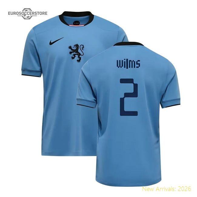 2025-2026 Netherlands Womens Team Away Shirt (Kids) (Wilms 2)-Vantage Point Soccer