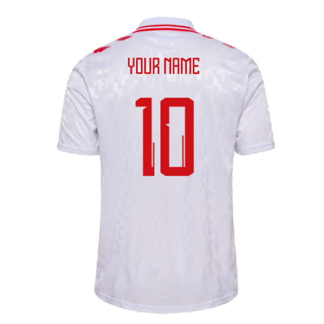 2024-2025 Denmark Away Shirt (Your Name)-Vantage Point Soccer