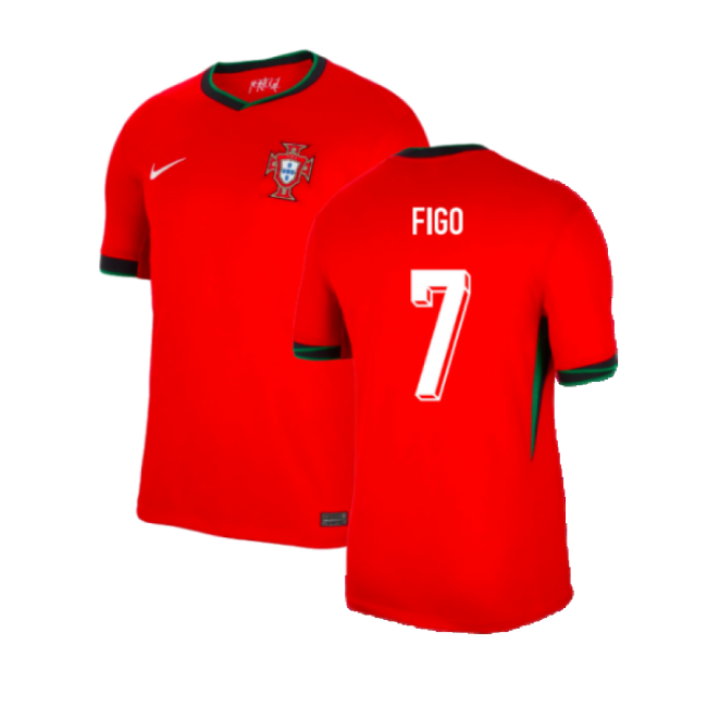 2024-2025 Portugal Home Shirt (Figo 7)-Vantage Point Soccer