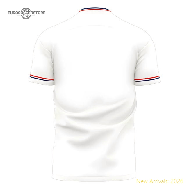2025-2026 England Home Cross Concept Shirt (Libero) Womens-Vantage Point Soccer
