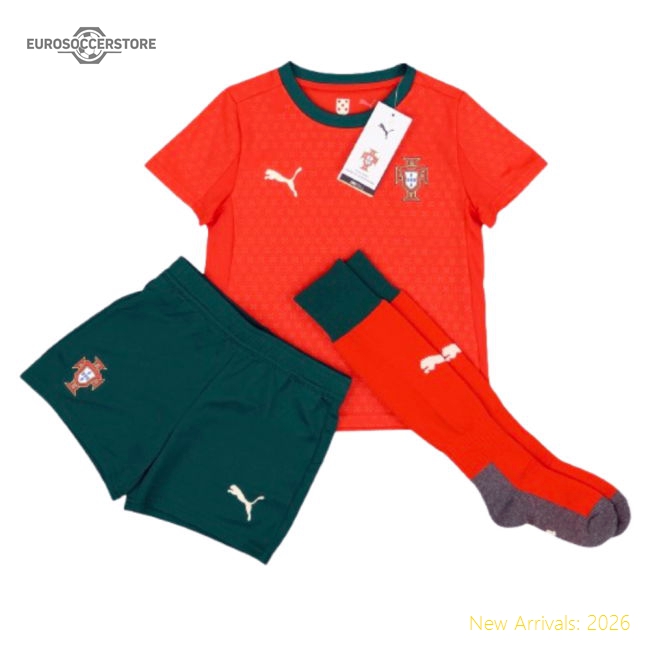 2025-2026 Portugal Home Mini Kit (Ronaldo 7)-Vantage Point Soccer