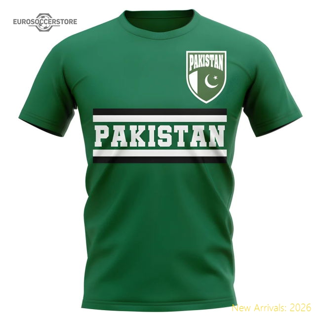 Pakistan Core Football Country T-Shirt (Green)-Vantage Point Soccer