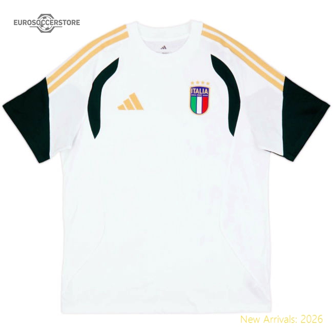 2026-2027 Italy Training Tee (White) (Barella 18)-Vantage Point Soccer