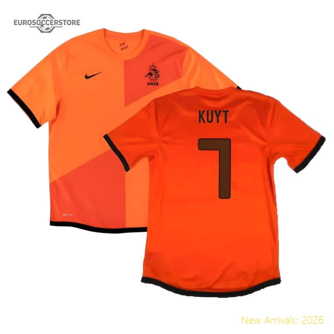 Holland 2012-13 Home Shirt ((Very Good) S) (Kuyt 7)-Football Jersey Hub