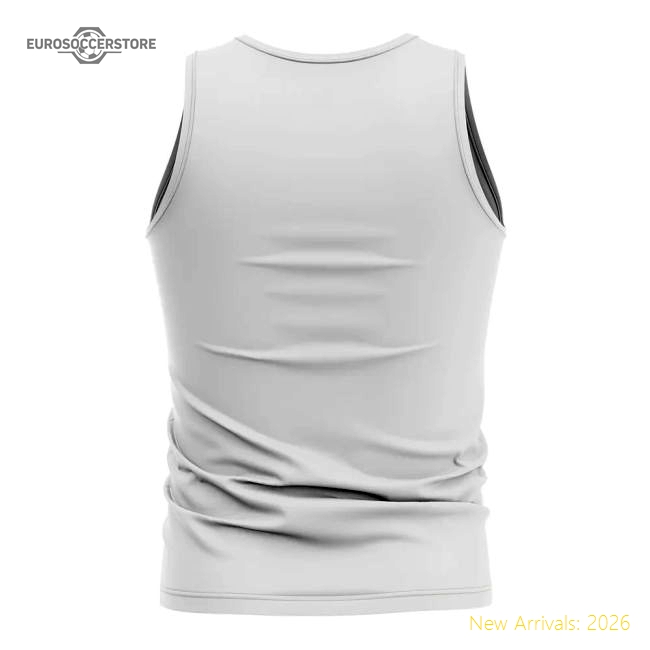 North Korea Core Football Country Sleeveless Tee (White)-Vantage Point Soccer