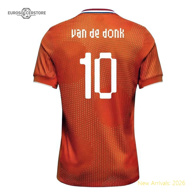 2025-2026 Netherlands Womens Team Shirt (Kids) (Van De Donk 10)-Vantage Point Soccer