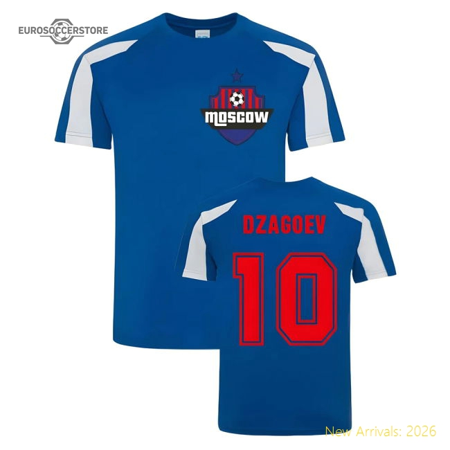 Alan Dzagoev CSKA Moscow Sports Training Jersey (Blue)-Vantage Point Soccer