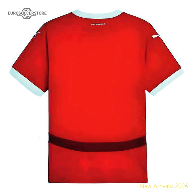 2024-2025 Austria Home Shirt (Your Name)-Vantage Point Soccer