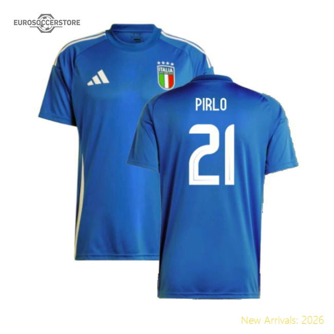 2024-2025 Italy Home Fan Jersey (PIRLO 21)-Vantage Point Soccer