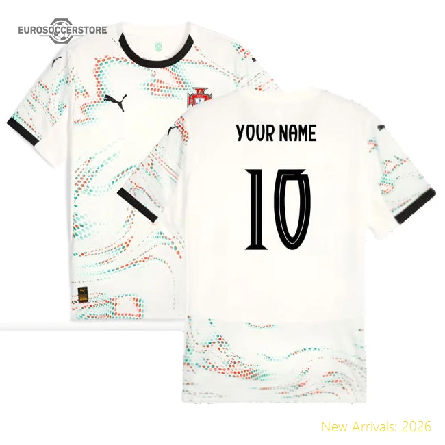 2025-2026 Portugal Away Shirt (Your Name)-Vantage Point Soccer