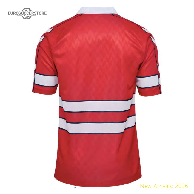 1988 Denmark Home Retro Shirt-Vantage Point Soccer