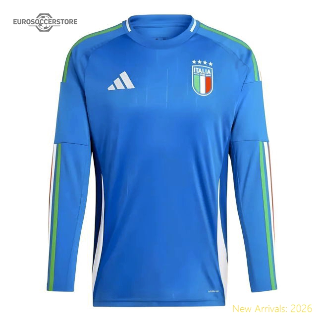 2024-2025 Italy Long Sleeve Home Shirt-Vantage Point Soccer