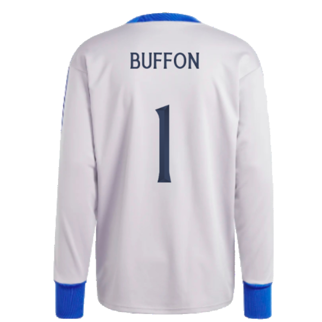 2023-2024 Italy Goalkeeper Icon Jersey (Grey) (Buffon 1)-Vantage Point Soccer