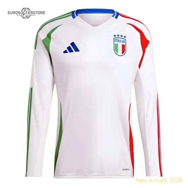 2024-2025 Italy Long Sleeve Away Shirt-Vantage Point Soccer