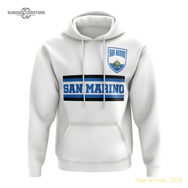 San Marino Core Football Country Hoody (White)-Vantage Point Soccer