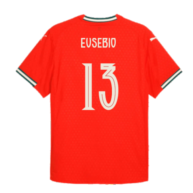 2025-2026 Portugal Home Shirt (Eusebio 13)-Vantage Point Soccer